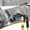thumbnail image 1 of Garden Hose Nozzle , Soap Dispenser & Quick Connectors, Plastic High Pressure Washer Gun, Water Hose Nozzle Sprayer Heavy Duty, Spray Nozzle for Outdoor Car Washing, 1 of 7
