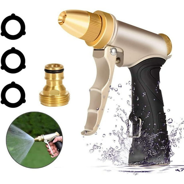 Garden Hose Nozzle Hose Sprayer 100 Heavy Duty Metal Hose Spray Nozzle