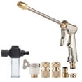 thumbnail image 1 of Garden Hose Nozzle Sprayer – 3/4" Thread Heavy Duty Brass Nozzle, High Pressure Water Hose Attachment for Washing Cars, Plants, Pets & Outdoor Cleaning, 1 of 9