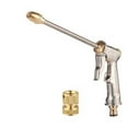 thumbnail image 1 of Garden Hose Nozzle Sprayer – 3/4" Thread Heavy Duty Brass Nozzle, High Pressure Water Hose Attachment for Washing Cars, Plants, Pets & Outdoor Cleaning, 1 of 9