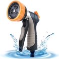 Garden Hose Pipe Spray Gun 9 Adjustable Patterns Water Hose Sprayer
