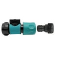 Garden Hose Quick Connect Adapters With Shutoff Valve Male And Female