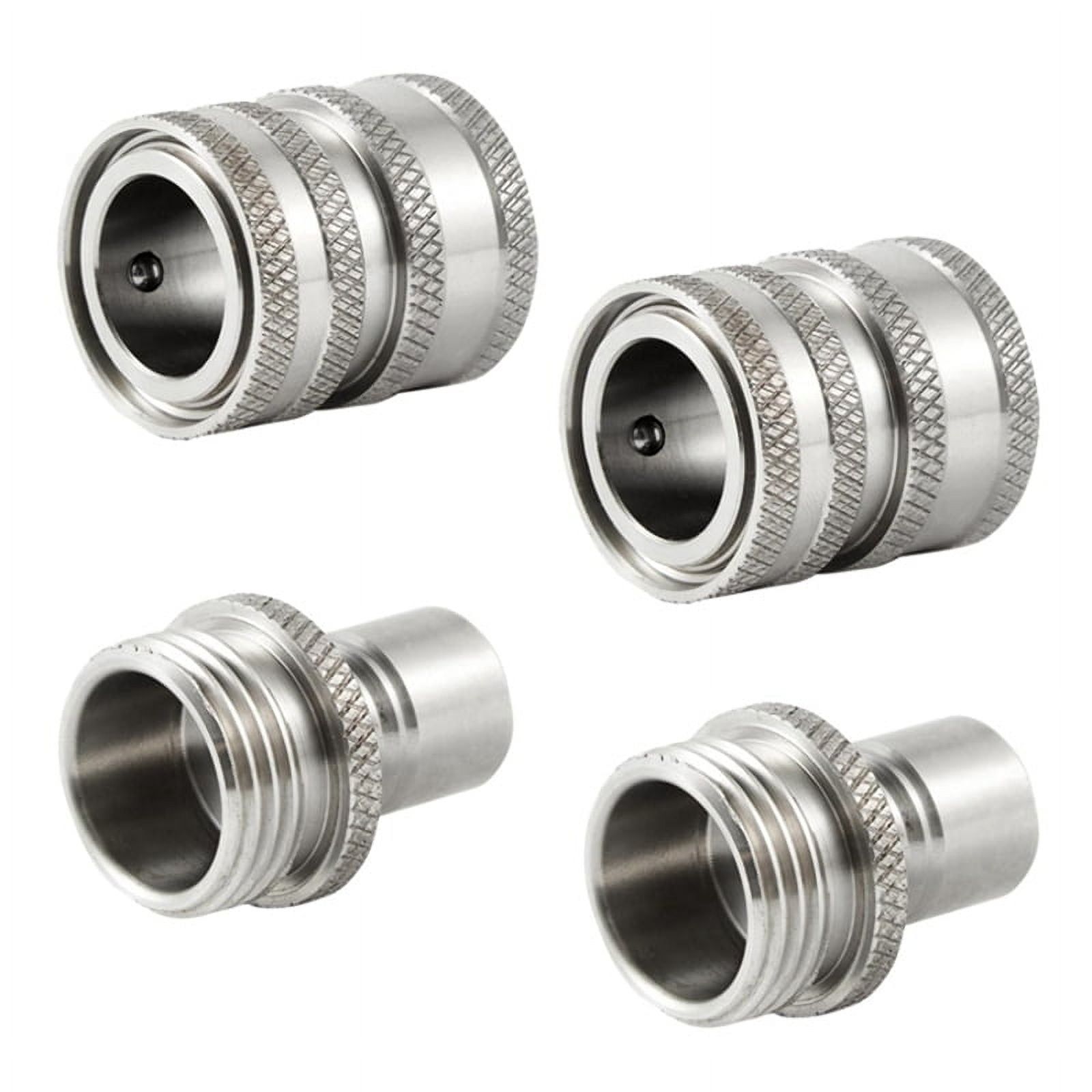 Garden Hose Quick Connect Stainless Steel Water Hose Connector 3/4 Inch