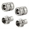 thumbnail image 1 of Garden Hose Quick Connect Stainless Steel Water Hose Connector 3/4 Inch GHT Quick Release Connector for Lawn Sprinklers, 1 of 8