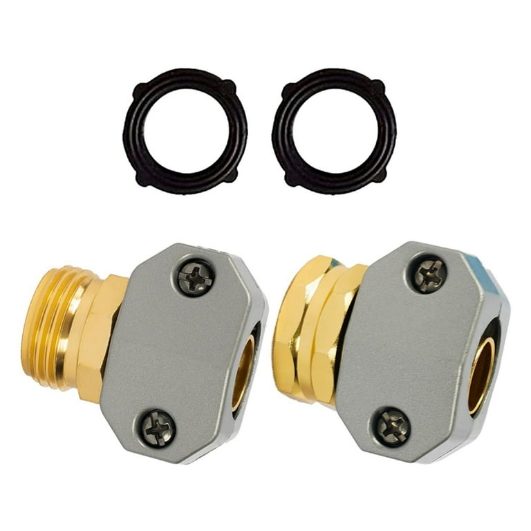 Garden Hose Repair Kit, 1 Set Aluminum Alloy Garden Hose End