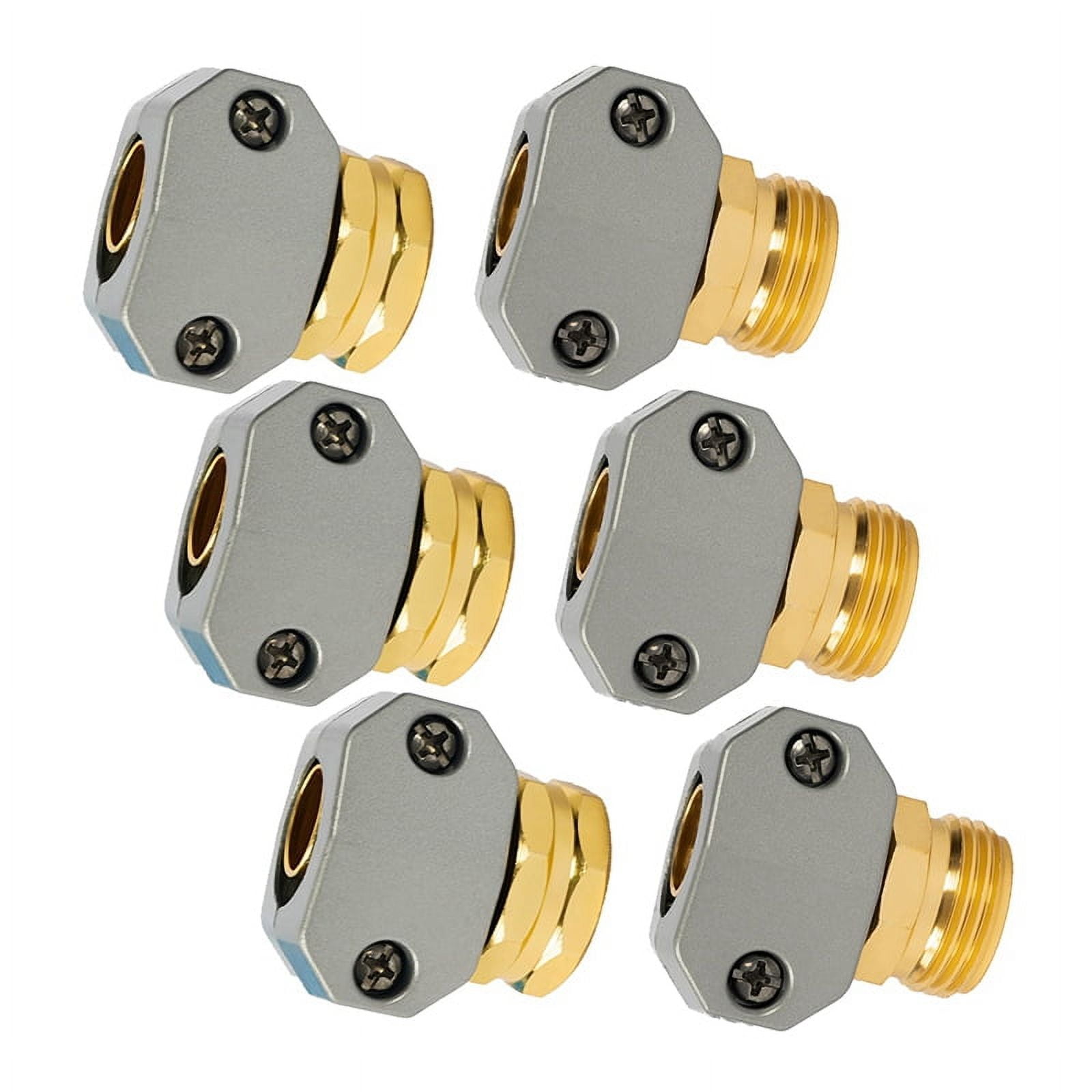 Garden Hose Repair Kit, 3 Sets Aluminum Alloy Garden Hose End Mender ...