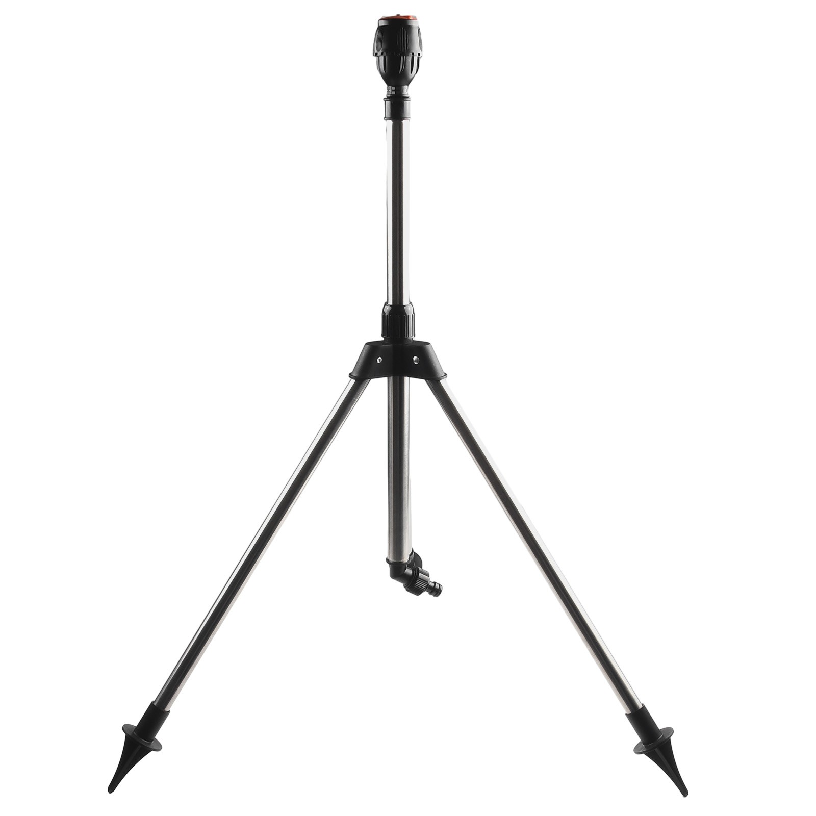 Garden Hose Repair Kit Automatic Rotating Sprinkler W/Tripod 360Degree