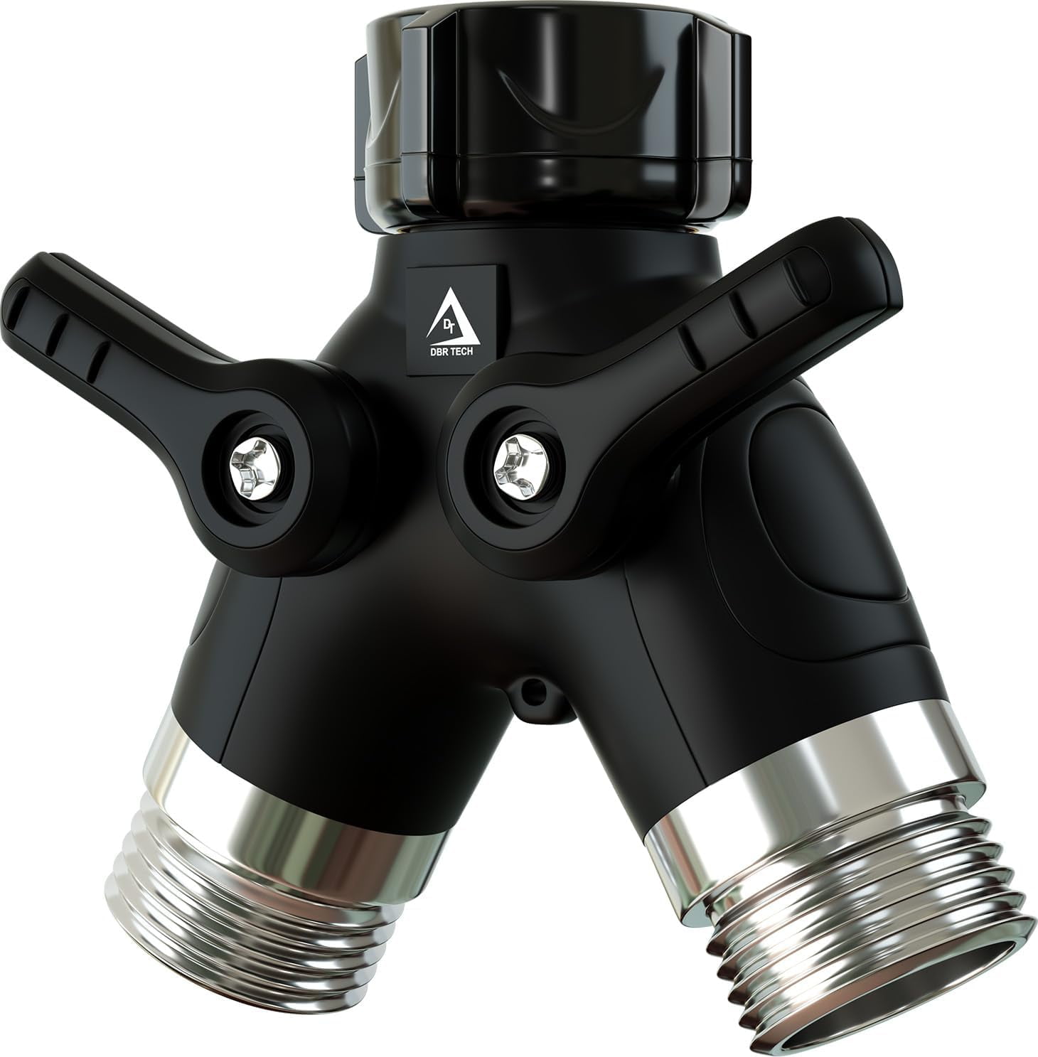 Garden Hose Splitter 2 Way Heavy Duty | Faucet Adapter with Long Handle ...
