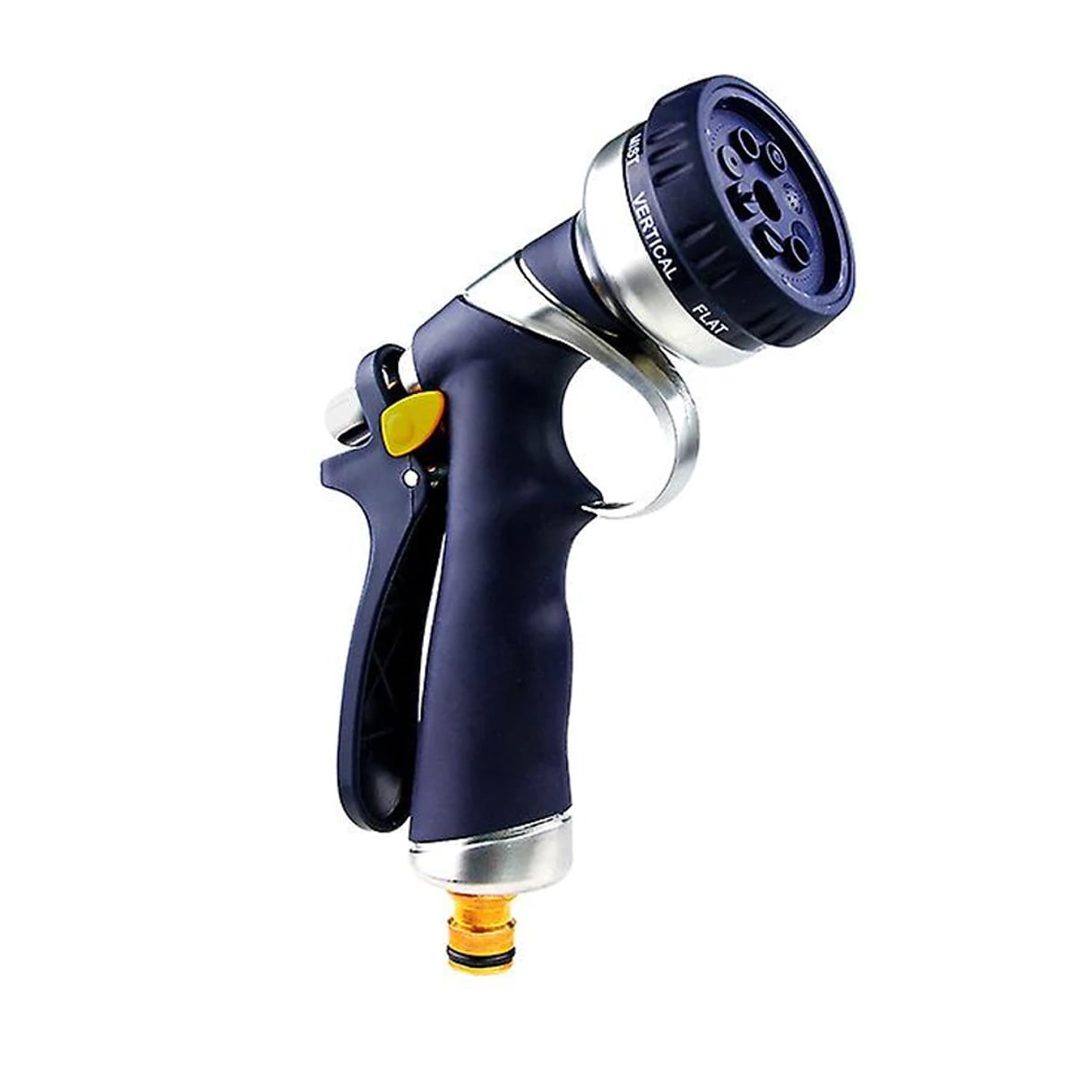 Garden Hose Spray Gun With 8 Adjustable Patterns, Heavy Duty Metal Hose Pipe Spray Gun Zinc Alloy High Pressure Spray Nozzle Perfect For Car And Pet