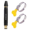 thumbnail image 1 of Garden Hose Sprayer Adjustable Spray Patterns Good mist effect Even spray Watering Plants Clean windows Large area flushing, 1 of 10
