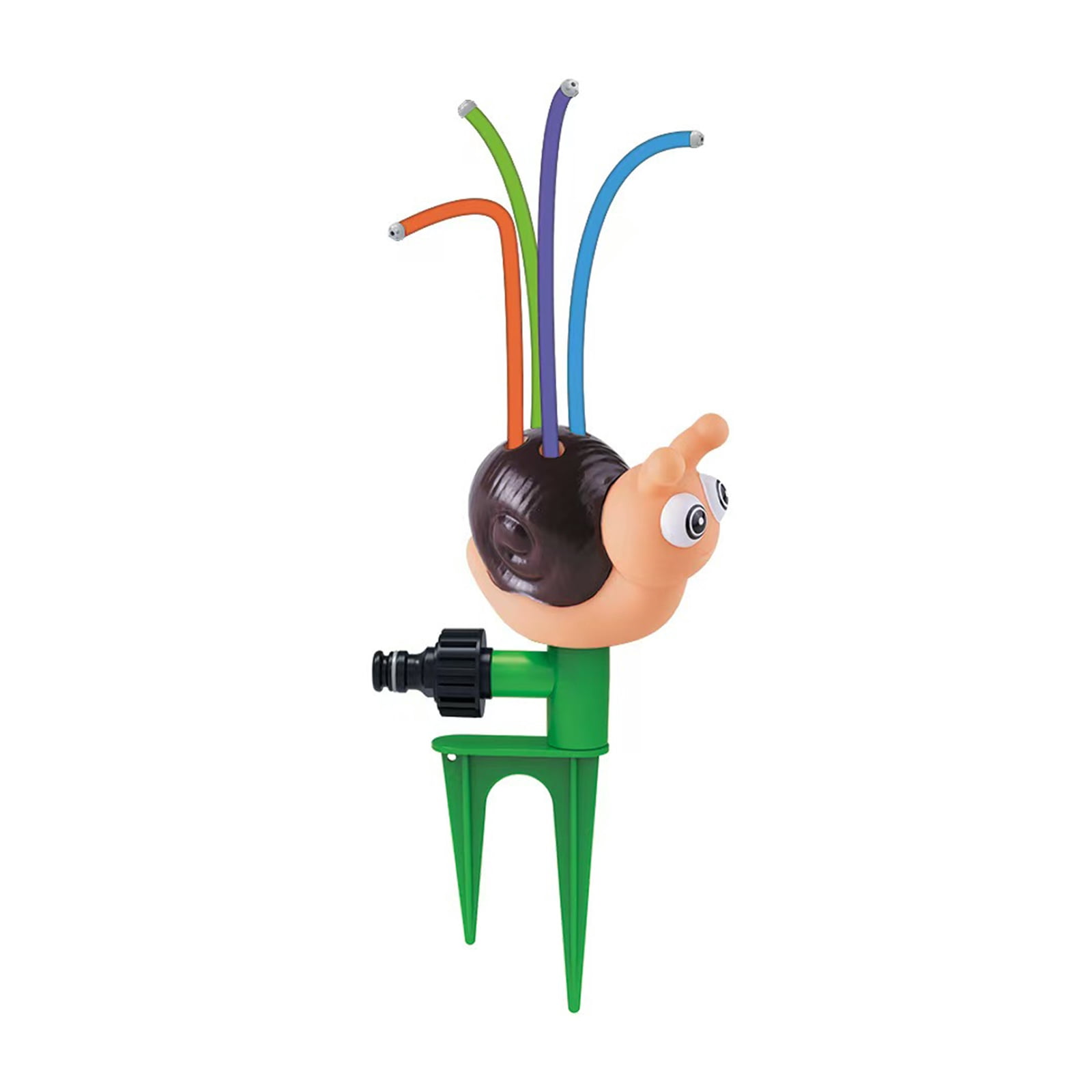 Garden Hose Sprayer, Sprinkler for Garden, 8 in Durable Plastic, Outdoor Water Toys, Trampoline Water Sprinkler, Lawn and Garden, Rotating, Multi Color, 1 Pc