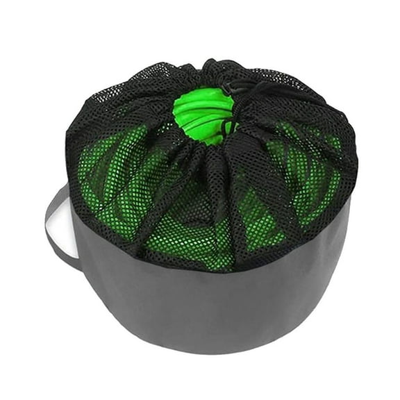 Garden Hose Storage Bag Rv Hose Organizer Mesh Heavy Duty Hose Storage Bag Gray