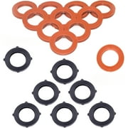 Garden Hose Washer Heavy Duty Rubber Washer Seals Fit All Standard 3/4 Inch,32Packs