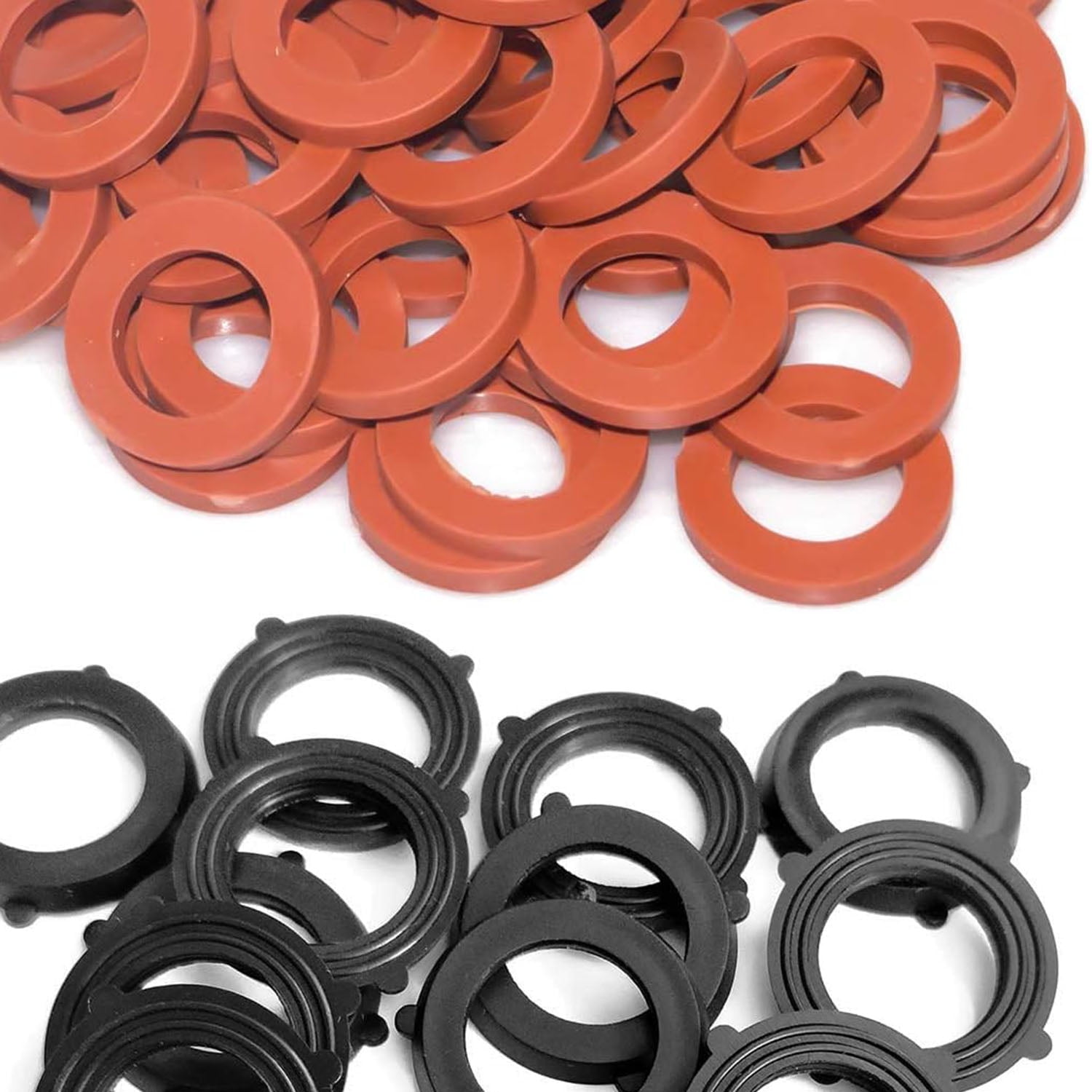 Garden Hose Washer Heavy Duty Rubber Washer Seals Fit All Standard 3/4 Inch Garden Hose and Water Faucet Fittings,22Packs