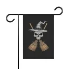 Garden & House Banner Skull No Visitors Today Design.