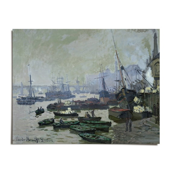 Garden House on the Zaan - Zaandam - Claude Monet - 10x12 - Wall Art Print - UNFRAMED