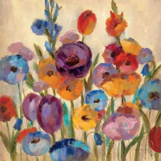 Garden Hues I Canvas Art - Silvia Vassileva (24 x 24)