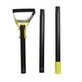 Garden Hula Hoe Adjustable Long Handle Loop Stirrup Hoe Stainless Steel Action Hoe for Gardening