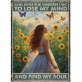 thumbnail image 1 of Into The Garden I Lose My Mind Puzzle – 500 pcs Wooden Jigsaw for Adults – Calming Garden Scene with Inspirational Quote – Mental Health and Decor Gift, 1 of 8