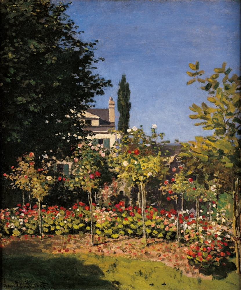 Garden In Sainte-Adresse Canvas Art - (24 x 36)
