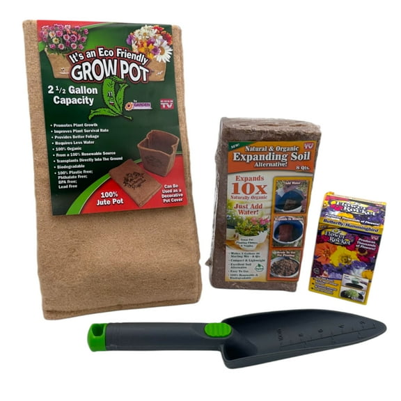 Garden Innovations Hummingbirds and Butterflies Exotic Eco Grow Flower Kit