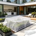 thumbnail image 1 of Garden Insect Netting, Fine Mesh Plant Cover Barrier, Reusable Bug Protection Net for Vegetables Fruit Trees Patio Garden Plants,9.8*50ft, 1 of 5