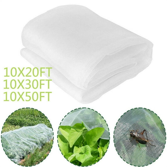 Garden Insect Netting, Mesh Netting Bird Pest Bug Barrier Netting Plant Cover for Protect Plants Fruits Vegetables Crops