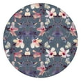 thumbnail image 1 of Garden-Inspired Floral Round Table Cover Elastic Edge Waterproof Tablecloth with Spring Floral Pattern, 1 of 5