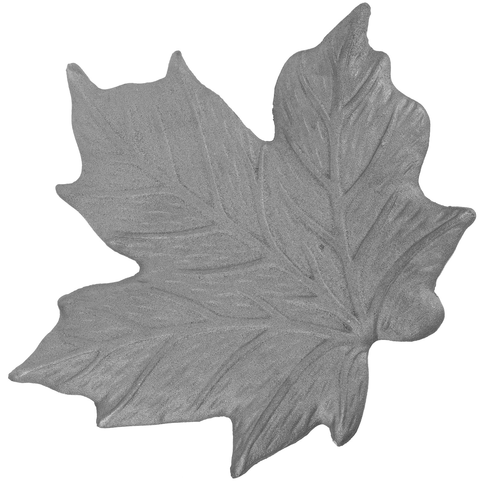 Garden Iron Paver Stone Walkway Stepping Stone Decorative Maple Leaf