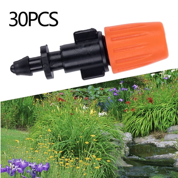 Garden Irrigation System Misting Sprinkler 7.5-8.6L/H Adjustable Irrigation Sprayer Micro Barbed Nozzle Misting