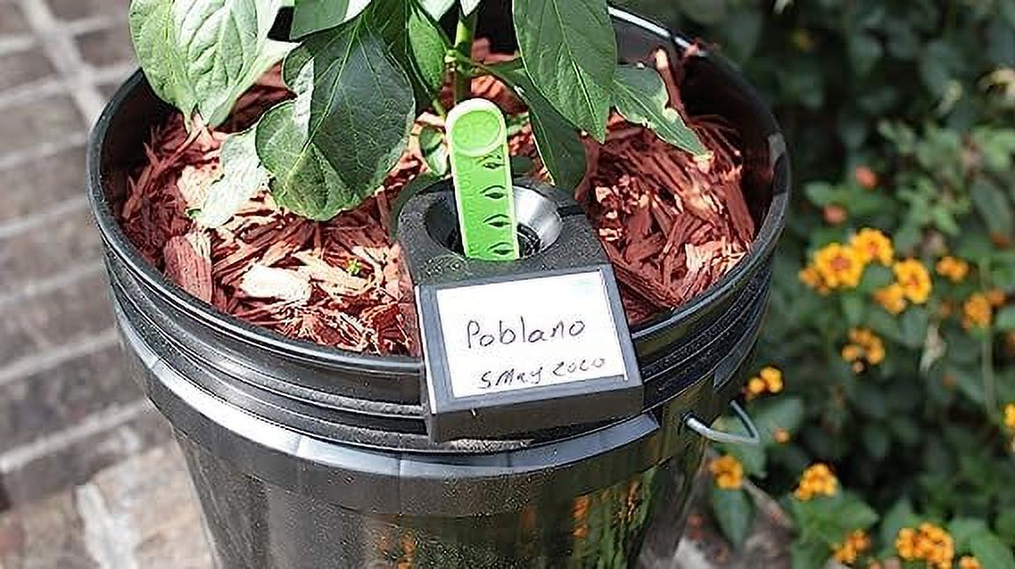 Lechuza Pon GroBucket Self-Watering Planter Inserts (3-Pack) - Turn  5-Gallon Buckets Into Container Gardens Grobucket Grden Kit
