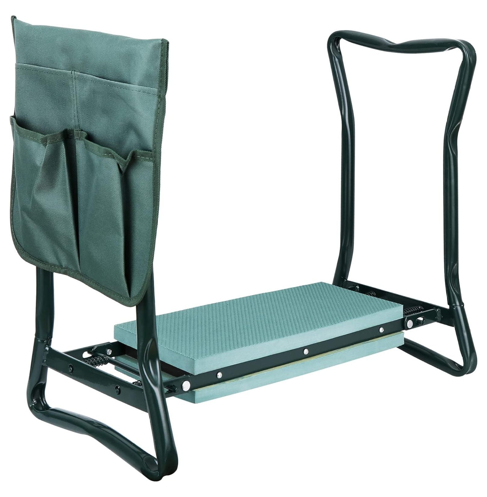 Garden Kneeler Bench Kneeling Cushioned Steel Seat Portable Kneeling