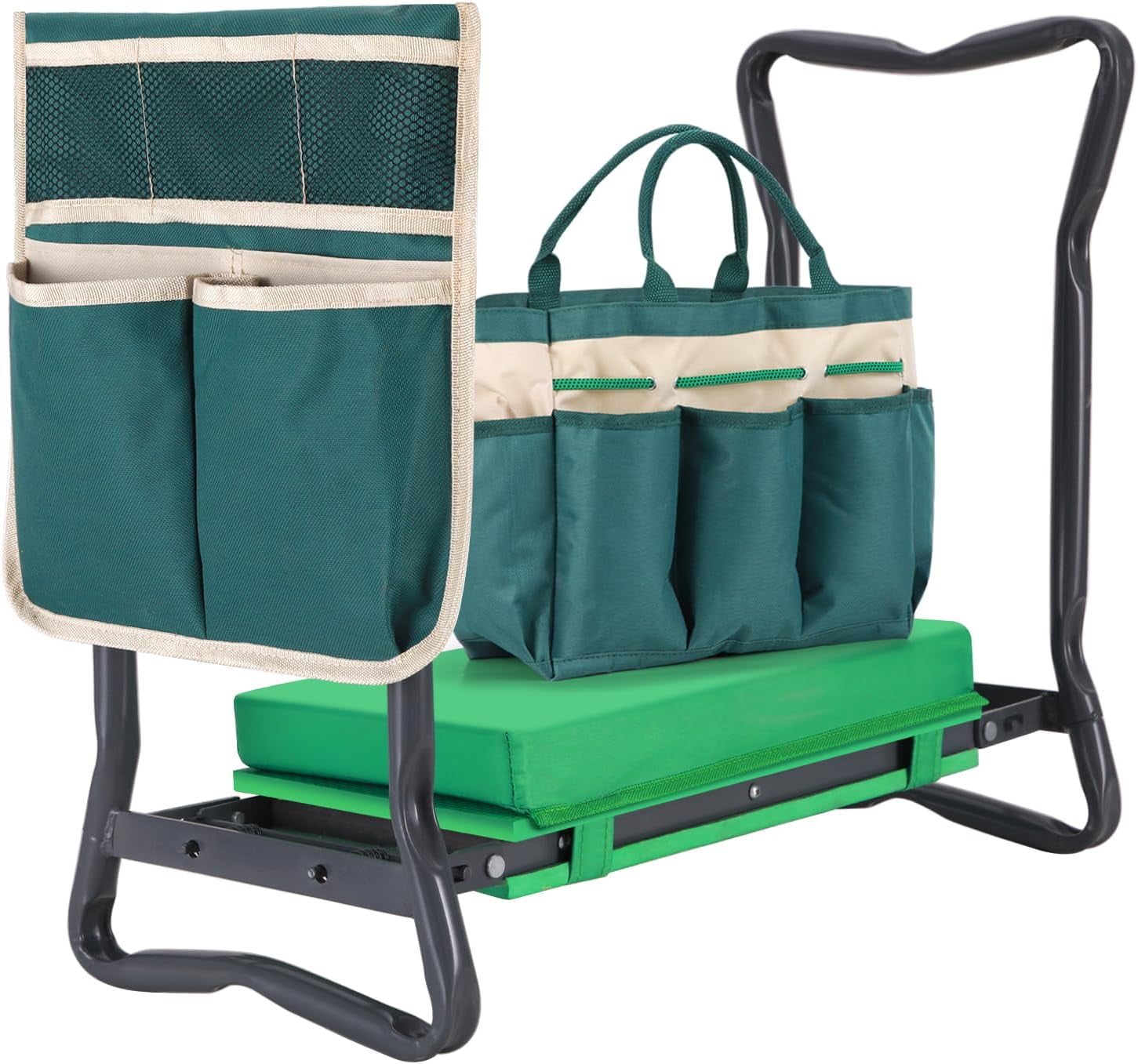 Garden Kneeler and Seat: Upgraded Widened Gardening Stool with