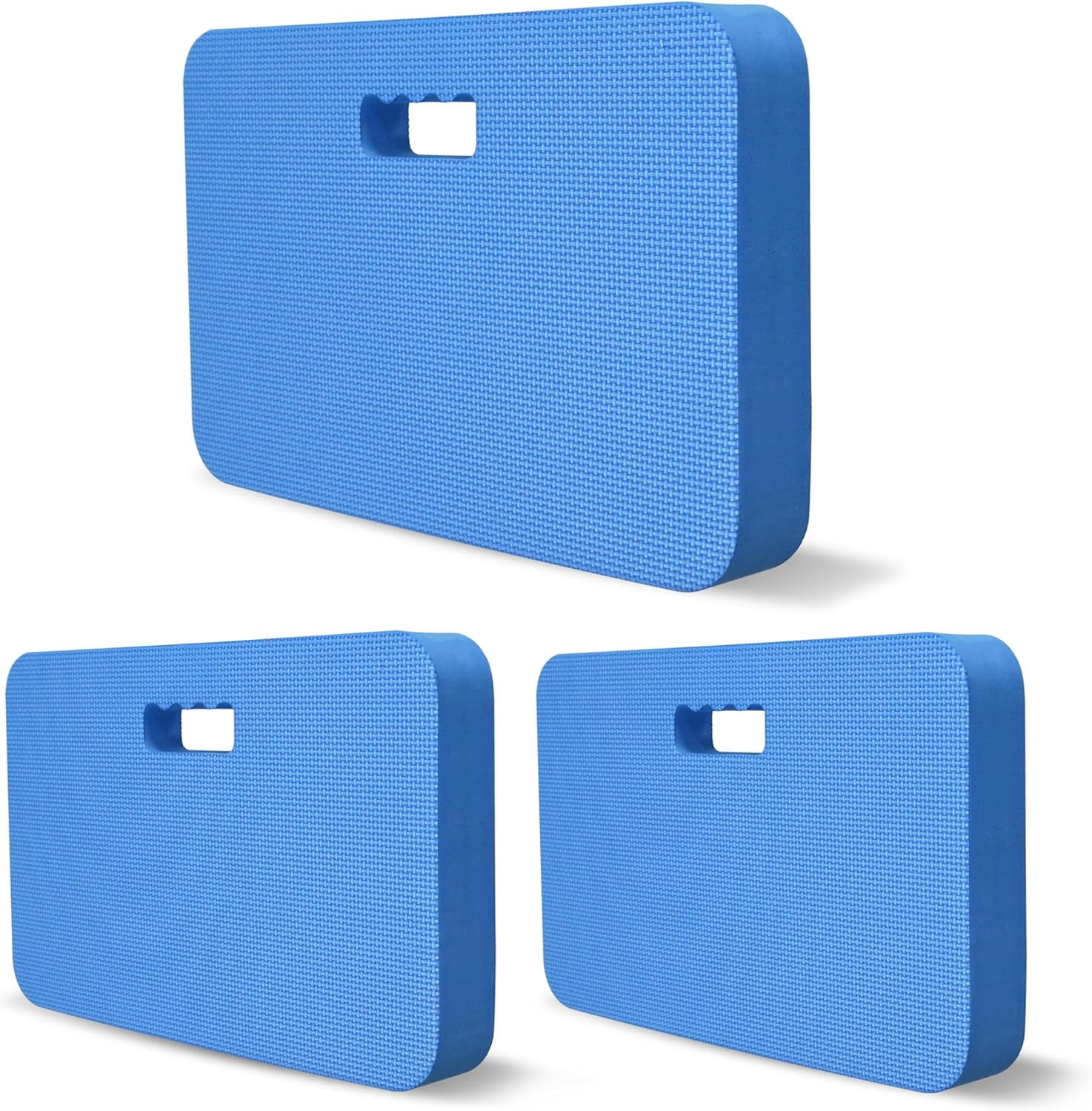 Garden Kneeling Pad High Density Foam Knee Cushion Gardening Yoga Exercise Blue 3 Pack