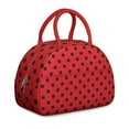 thumbnail image 1 of Garden Ladybug Print Lunch Bag – Adorable Red Ladybird Pattern, Fun and Cute Insect Style for Everyday Use, 1 of 4