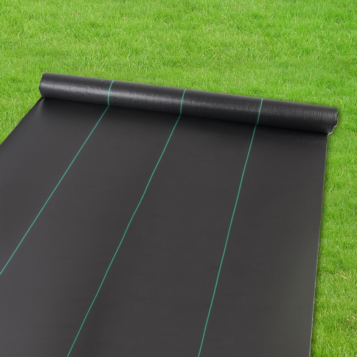 Garden Landscape Fabric 4x180ft Weed Barrier Fabric Heavy Duty,Weed Blocker Fabric, Garden Landscaping Fabric for Underlayment, Gardening Ground, Commercial Driveway Weed Block Cover Mat