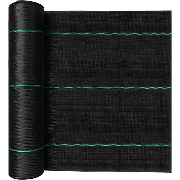 Garden Landscape Fabric Weed Barrier Fabric Heavy Duty,Weed Blocker Fabric, Geotextile Fabric Under Gravel,Garden Tarp to Weeds, Landscaping Fabric, Driveway Fabric (3ft x 180ft)