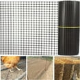 thumbnail image 1 of Garden Lattice Mesh Black Plastic Leakproof Mesh Net Cat Pet Chicken Ducks Fence Balcony Railing Stairs Protection Safety Net, 1 of 6