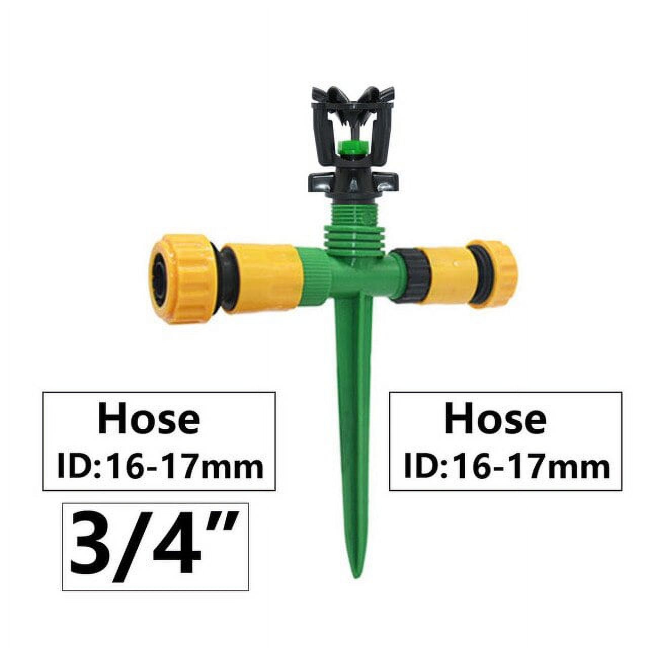 Yhenlovtt 1/2 Inch Butterfly Head Sprinkler – Heavy Duty 360-Degree Metal Rotary Garden Watering Head