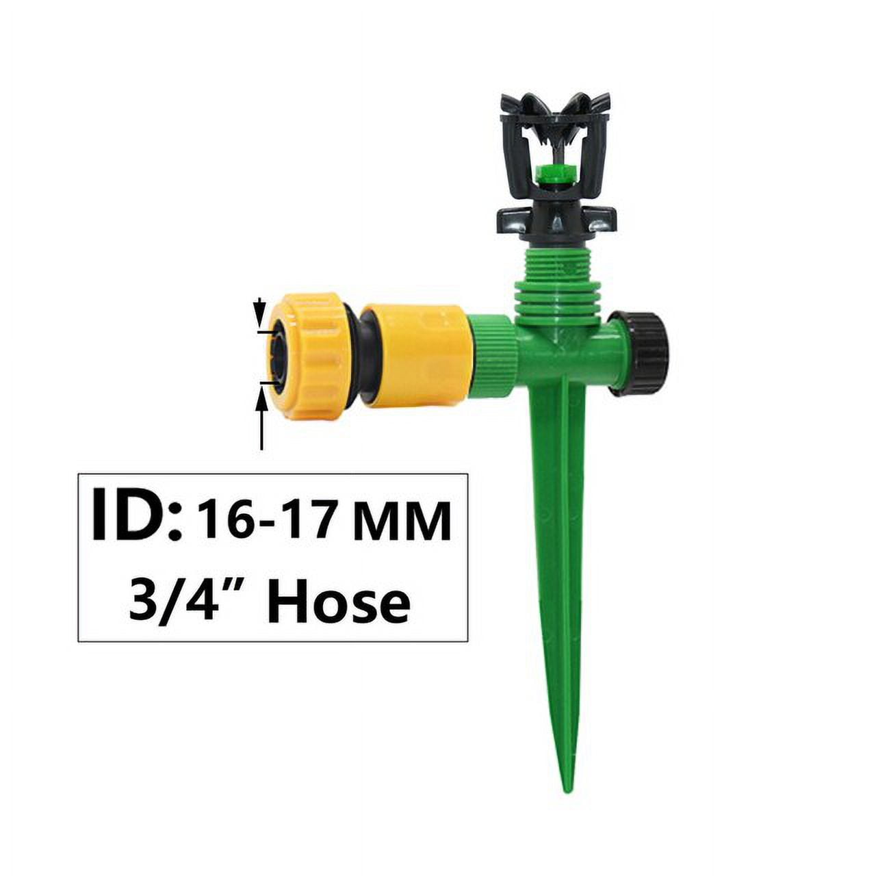 Garden Lawn Rotating Sprinkler 1/2” Male Thread Scattering Nozzle 360