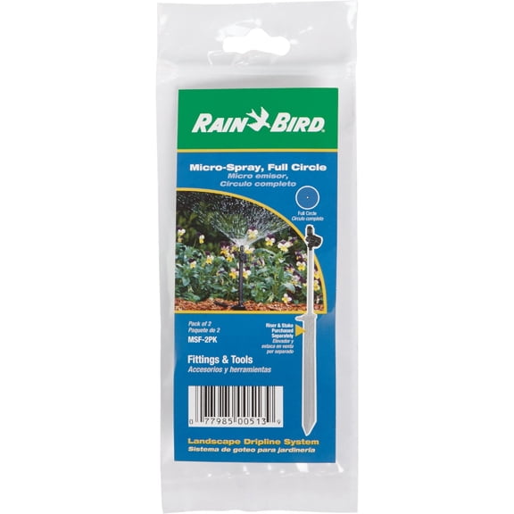 Garden & Lawn Supply Dripline Microspray System - Full Coverage, Drip Irrigation - 2 Pack - Plastic