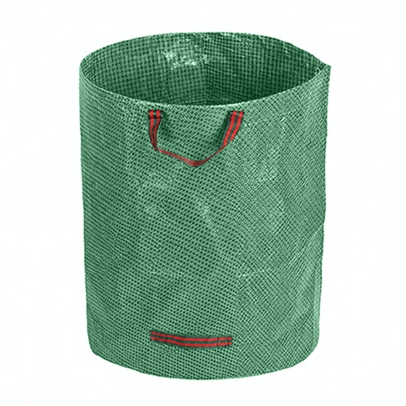 Garden Leaf Collection Bag, Pop Up Collapsible Yard Waste Container, Heavy Duty Self Standing Outdoor Trash Can for Lawn Cleanup Debris