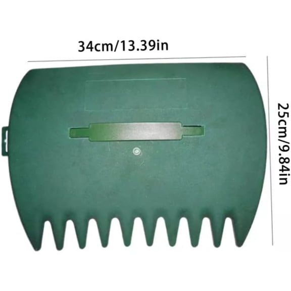 Garden Leaf Rake Scoop with Adjustable Claws for Easy Debris Collection