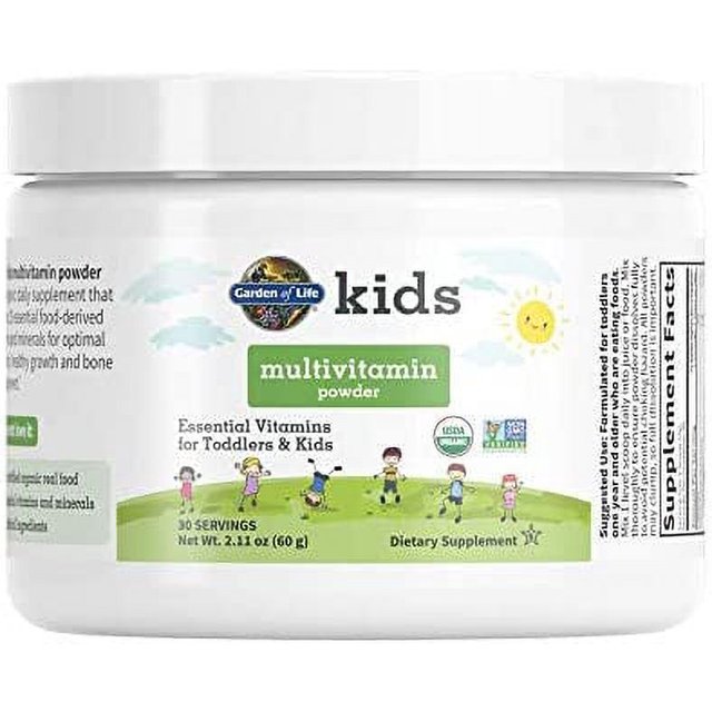 Garden of Life Kids Daily Multivitamin Powder for Toddlers & Kids