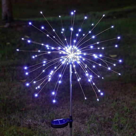 Garden Lights, 60/90/120/150/200 Led Fairy String Lights, Waterproof Firework Lawn Decorative Lights For Outdoor Indoor Christmas Garden Patio Yard Party Decoration