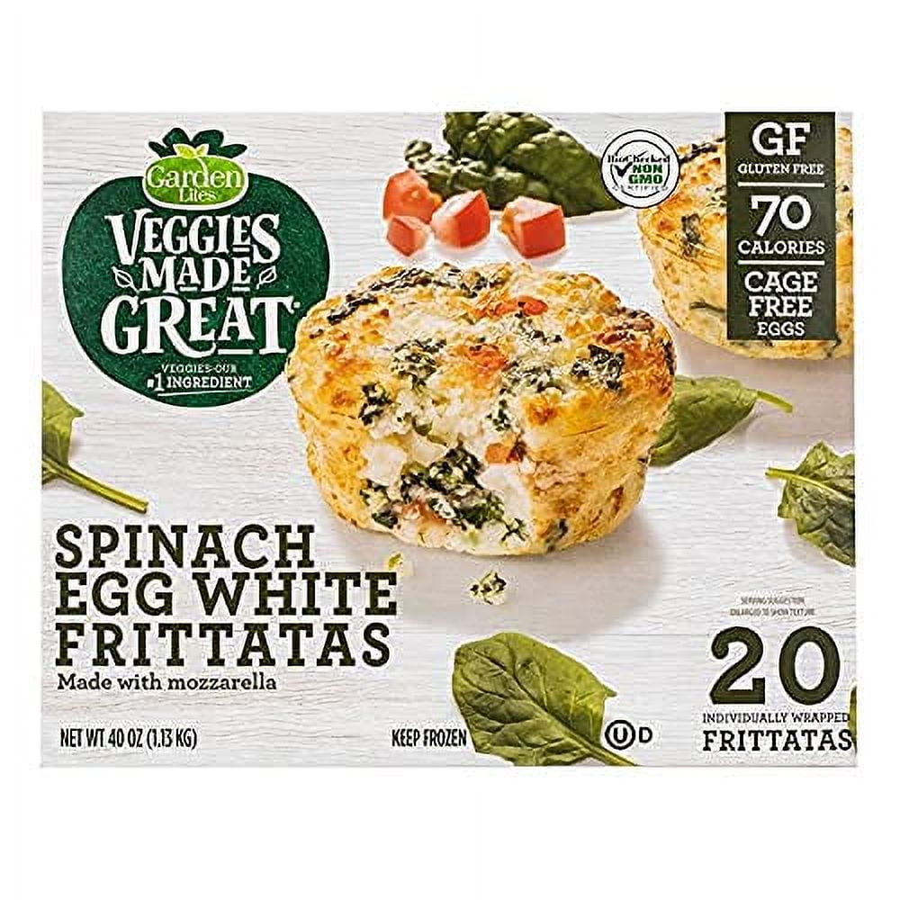 Garden Lites Veggies Made Great Spinach Egg White Frittatas 20