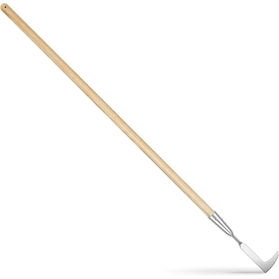 Garden Long Handle Crack Weeder 54 Inch Stainless Steel Crevice Weeding Tool L Shaped Weed Puller Tool Weed Remover Tool Long Handled Manual Weeders for Lawn Yard Patio Gardening Grass Cutter