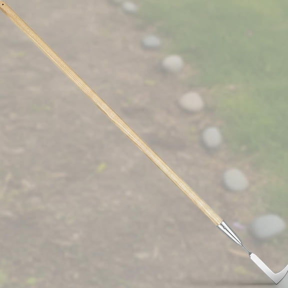 Garden Long Handle Crack Weeder Stainless Steel Crevice Weeding Tool L Shaped Weed Puller Weed Remover Long Handled Manual Weeder for Lawn Yard Patio Gardening