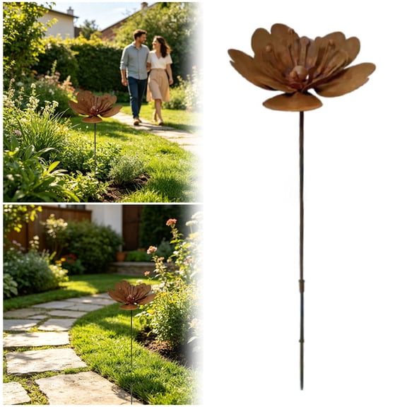 Garden Marker Stake Gartendeko Rost Für Rostige Gartendeko Cortenstahl Gartenstecker Rost Metall Rankstab Beetstecker Topfstecker Gartenstecker Frühling