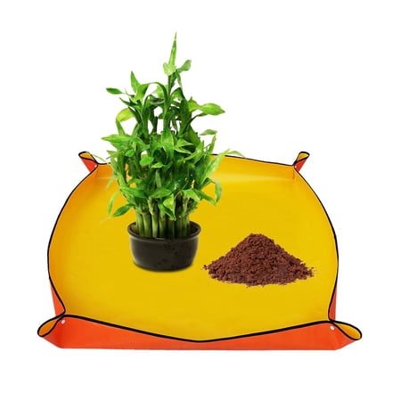 Garden Mat Plant Wrap Watering Mat Waterproof Square Reusable for Gardening Flower Stew 66cmx66cm